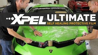 Huracan LP610-4 from Lamborghini Houston Protected with XPEL Clear Bra.