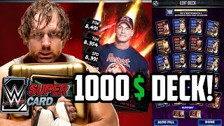 WWE SUPERCARD SELL YOUR ACCOUNT FOR 1000$!!!???
