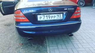 Тюнинг Краснодар спортивный выхлоп Mercedes CL55 W215 (tuning-elite.com)
