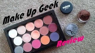 Review | Makeup Geek Shadows & Pigments with Swatches