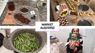 KAHVALTILIK BASİT TARİF | MARKET ALIŞVERİŞİ | MİSAFİRLİĞE GİTTİM | GÜNLÜK VLOG