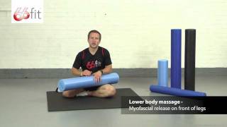 ITB, Hip Flexor and Quad Stretching Exercises using the 66fit Foam Roller - Part 2