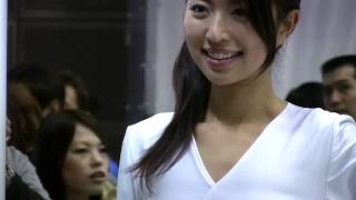 【720p】東京モーターショー　ブリジストンブースの奥田陽子ちゃん