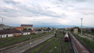 Sibiu: sosire tren R-2063 de la Babeni