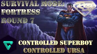 DCUO: Survival Mode: Fortress Round 7 - Controlled Superboy & Controlled Ursa