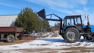 быстросъемный погрузчик, Кун на заднюю навеску трактора