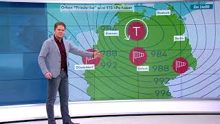 Sturmwarnung: Friederike ist im Anflug - Orkantief soll übers Land fegen