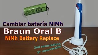 Braun Oral B: battery replacement / Sustituir batería