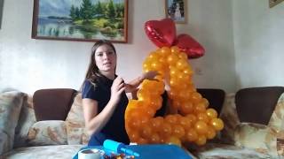 КОЛОКОЛЬЧИК ИЗ ВОЗДУШНЫХ ШАРОВ. МАСТЕР-КЛАСС