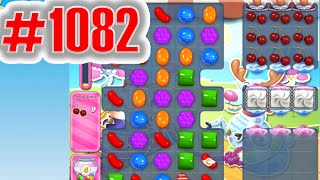 Candy Crush Saga Level 1082, NEW! Complete!