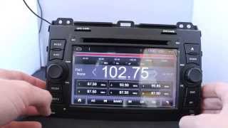 Штатная магнитола Toyota Land Cruiser Prado 120 android 4+ (Mstar KR-7095)