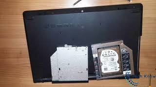 How to replace a Laptop DVD Optical Drive with Hard Drive on Dell Inspiron 15 3000 Series