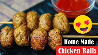 Chicken Balls recipe || Iftar Special || Home made Chicken Balls || Toasted