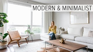 APARTMENT TOUR | my modern & minimalist living room tour