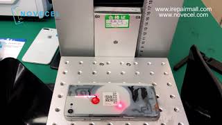 Novecel Laser Separeting Machine Remove Back Glass for repair iPhone X