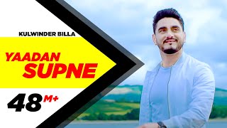 Yaadan Supne | Full Video | Kulwinder Billa | Dr Zeus | Latest Punjabi Song 2017 | Speed Records
