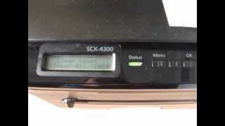 Reset Samsung SCX-4300