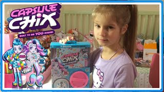 Кукла-сюрприз  Капсул Чикс Ctrl+Alt-Магия 59202 собери свою куклу ? Moose Capsule Chix magic dolls