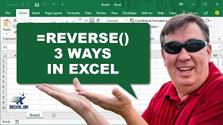 Three Ways to Reverse The Letters In An Excel Cell - 2391
