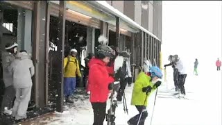 Tutti sulle piste da sci di Champoluc