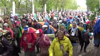 Великорецкий крестный ход 2017 г. -выход из Трифонова монастыря г.Вятка