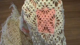 1 DE 2 COMO TEJER CUADRO ARAÑAS OPCION 2 CAPA, PONCHO, CHALINA GANCHILLO CROCHET