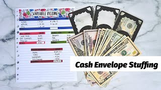 January Cash Envelopes Stuffing