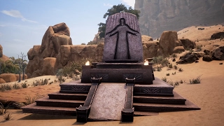 Conan Exiles - Строю первый Алтарь, дубильню, печку! #3