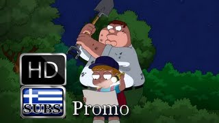 Animation Domination (Family Guy 12x01 Finders Keepers) Promo with Greek subs