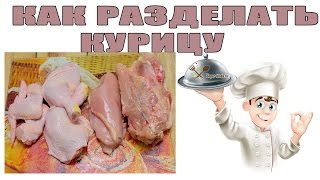 Как разделать курицу видео . Курица и ее части.