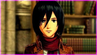 Mikasa is Ready to do Anything - Attack on Titan 2 Game - Mikasa Friendship Event
