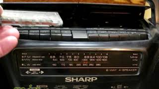 Sharp WQ-750 HT Ремонт музыкальных центров Sharp