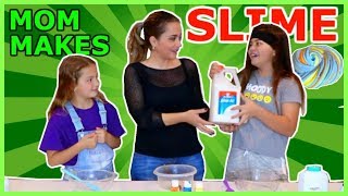 TEACHING OUR MOM TO MAKES SLIME "SISTER FOREVER"