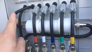 G0SEC Coaxial Cable Junction box Finally Done 23rd May 2019
