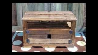 Recopilación 2 de imagenes de muebles de palets reciclados y alguna madera más