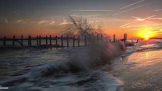 Happisburgh - Norfolk coastal erosion: Arial footage and photography; shooting with Canon EOSR mkii