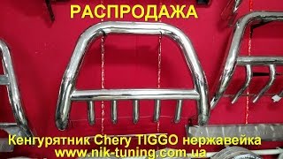 Курятник Chery Tiggo, передняя защита Чери Тиго