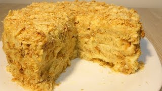 Торт Наполеон без выпечки Самый ленивый рецепт!
