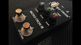 Mu-Tron Micro Tron III - Short Demo