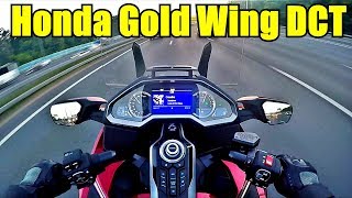 Honda GL 1800 Gold Wing Tour DCT. Обзор с места водителя.