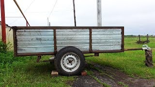 Прицеп для села на базе балки ваз 2109 своими руками