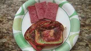 ASMR: Hawaiian Steak (Spam) | Rainbow Toast | Eating Sounds
