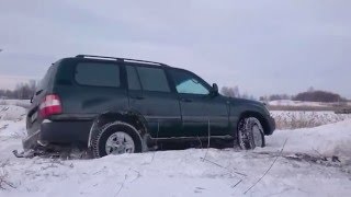 Покатушки Toyota Land Cruiser Land Cruiser 100 по льду и снегу