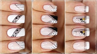 03 UNHAS DECORADAS PRETO E BRANCO [Fácil De Fazer] - Nail Art Easy | Gersoni Ribeiro