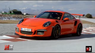 NEW PORSCHE 911 GT3 RS VS CAYMAN GT4 2015 - FIRST TEST ON TRACK