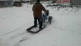 Мотоблок нева покатушки