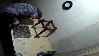 Из эпоксидной смолы и торцевых спилов. DIY. Pine logs epoxy stool
