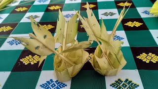 [MELAJAH MEJEJAITAN 5] Cara mudah (tutorial)  membuat tulung pengambean (pengambyan)