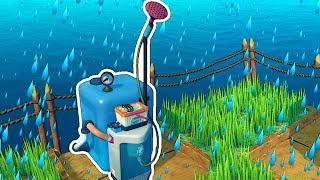 Une machine pour ARROSER automatiquement les PLANTES (Raft Coop)