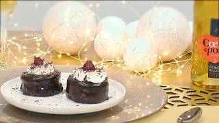 Mini forêts noires - Cœur de Pom' - tuto recette dessert réveillon